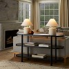 Ceramic Table Lamp With Knob Tan (includes Led Light Bulb) - Threshold ...