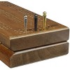 WE Games Premium Easy Grip Cribbage Pegs with a Tapered Design & Velvet Pouch - Set of 9 (3 Brass, 3 Chrome, 3 Black) - 3 of 4
