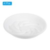 Unique Bargains Home Garden Office PP Resin Plant Saucer 4 Pcs - 3 of 4