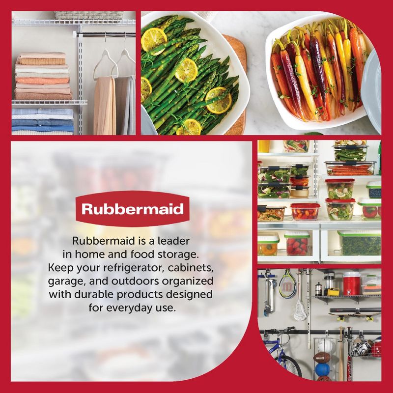 Rubbermaid Configurations Classic Custom 4 Foot to 8 Foot Wide Walk In or Reach In Closet Shelving and Hanging Storage Solution Kit, 5 of 7