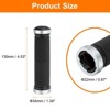 Unique Bargains Non-Slip Mushroom Double Lock-on Bike Handlebar Grips 5.12" 2 Pairs with Hex Wrench - 2 of 4