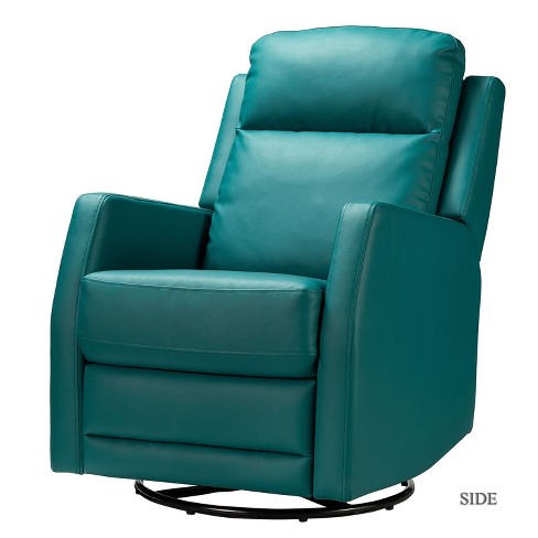 Teal swivel recliner new arrivals