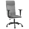 vidaXL Office Chair Gray Mesh Fabric and Faux Leather - 2 of 4