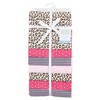 Hudson Baby Infant Girl Cotton Flannel Receiving Blankets Bundle, Leopard, One Size - 2 of 2