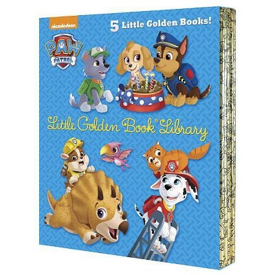 Paw Patrol Little Golden Book Library (Paw Patrol) - by  Various (Mixed Media Product)