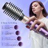 7-in-1 Hair Dryer Brush and Hair Styler Set, Hot Air Styling Tool, Blow Dryer Brush with Negative Ions, Lavender - 3 of 4