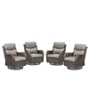 Gymojoy Outdoor Gliders Chairs Side Table with 5-Inch Thick Cushions - 3 of 4