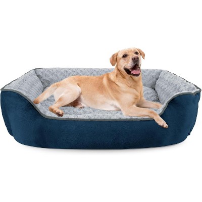 Rectangle Dog Bed for Large Medium Small Dogs - Washable Orthopedic Sofa Bed, Soft Breathable Puppy & Pet Cuddler