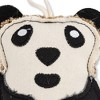 American Pet Supplies Sustainable Canvas & Jute Panda-Shaped Dog Chew Toy – Durable, Eco-Friendly and Non-Toxic - image 3 of 4