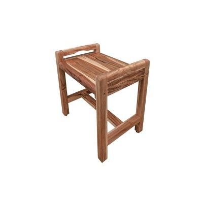 20" Wide Teak Shower Bench with LiftAide Arms