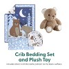 The Peanutshell Under the Stars Crib Bedding Set and Stuffie Plush Toy - 4 Piece Set - 2 of 4