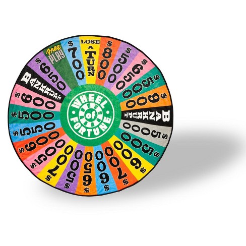 Just Funky Wheel Of Fortune Game Show Spin Wheel Fleece Throw
