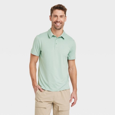 Essentials Men's Regular-Fit Cotton Pique Polo Shirt, Navy