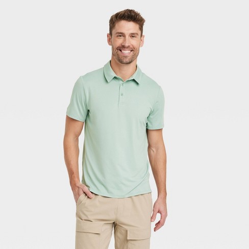 Men's Jersey Polo Shirt - All In Motion™ Agreeable Green S