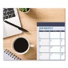 Recycled Contempo Desk Pad Calendar, 18.5 x 13, White/Blue Sheets, Blue Binding, Blue Corners, 12-Month (Jan to Dec): 2026 - 2 of 4