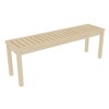 Anybear 52.1" Backless Dining Swimming Pool Beach with Slatted Seat, for Patio, Backyard, Front Door - 3 of 4