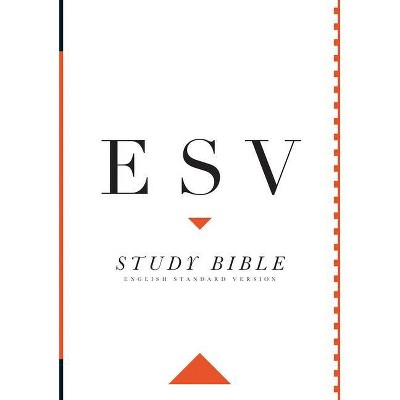 ESV Study Bible, Large Print (Indexed) - (Hardcover)