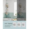 4-Tier Corner Shower Caddy Tension Pole, Rust-Resistant Adjustable Shower Organizer Shelf, No Drilling Needed, 31.5 to 127.2 Inches - 2 of 4