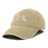 Dalix Heart of Bones Embroidered Cotton Dad Hat Adjustable Baseball Cap Womens - 4 of 4
