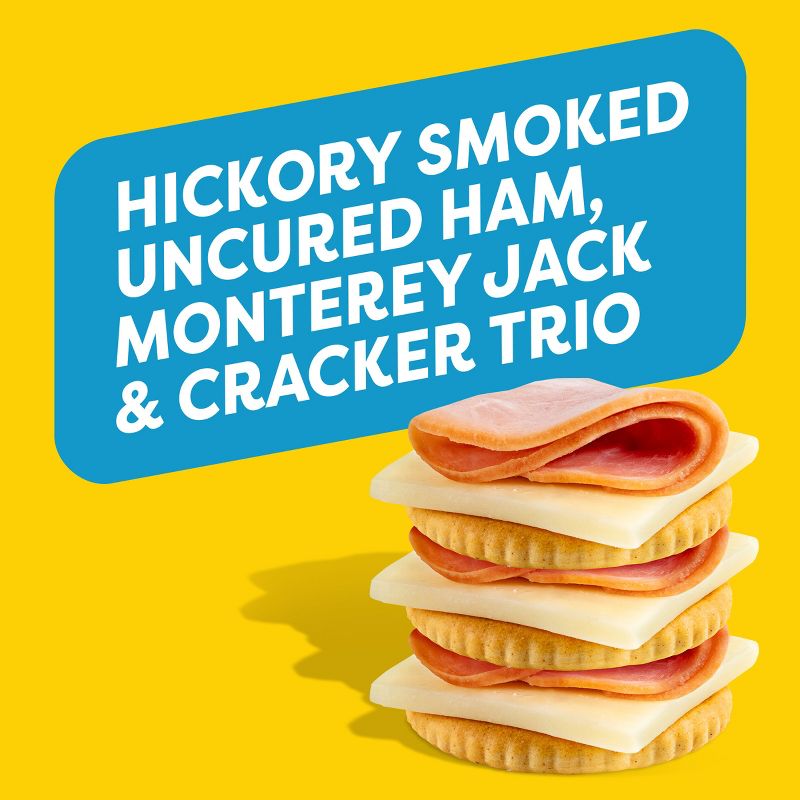 Oscar Mayer Bites with Ham, Monterey Jack Cheese and Crackers - 3.3oz, 4 of 11