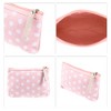 Unique Bargains Women's Durable Dots Cosmetic Bag 1 Pc - 3 of 3
