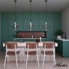 Hunter Fans Teren 4 - Light Chandelier in  Distressed White Textured Rust - 3 of 4