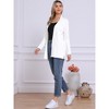 INSPIRE CHIC Women's Casual Open Front Long Sleeve Stretchy Soft Knit Cardigans - 4 of 4