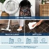 Floral Washable Geometric Rug, Non-Slip Stain-Resistant Pink Floral Throw Carpet, Soft Low Pile, Foldable Mats for Bedroom - 4 of 4