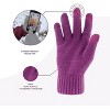 Women Winter Beanie Hat, Infinity Scarf, and Screen Friendly Gloves Set, Cold Weather Snow Gear for Adults - 2 of 4