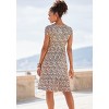 Women's V-Neck Flounce Dress - LASCANA - 2 of 4