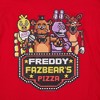 Seven Times Six Five Nights At Freddy's T-Shirt Fazbears Pizza Pixel Design Tee - 2 of 4