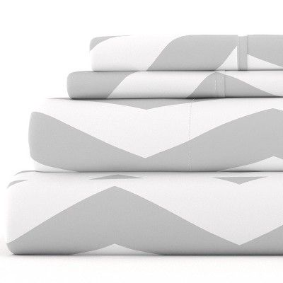 Geometric Patterns 4PC Sheet Set - Extra Soft, Easy Care - Becky Cameron