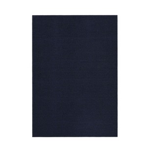 Modern Solid Rug Washable Non Slip Backing Rug Low Pile Floor Carpet for Living Room Bedroom - 1 of 4