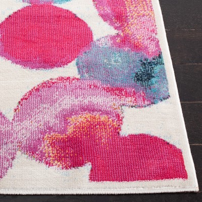 Luxe Light Blue Silky Soft Vintage Rectangle Rug 5'3" x 7'7"