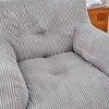 CAVINAS Faux Fur Fabric Bean Bag Chair,Oversized Lazy Sofa Chair with Armrest and High-Density Memory Foam,Modern Lounge Chair for Living Room - 3 of 4
