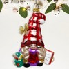 Festive Teacher Gnome Glass Christmas Ornament, Holiday Tree School Gift| OrnamentallyYou - 2 of 4