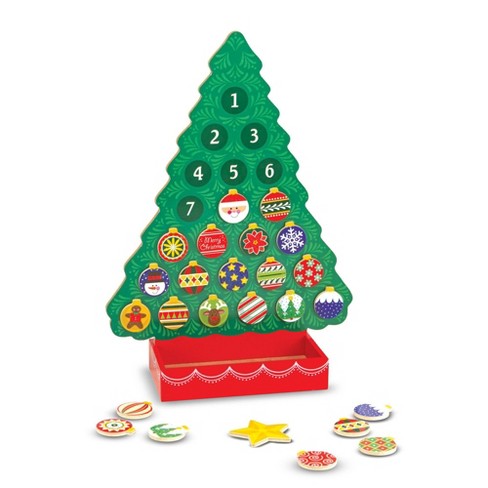 Melissa & Doug Countdown To Christmas Wooden Advent Calendar : Target