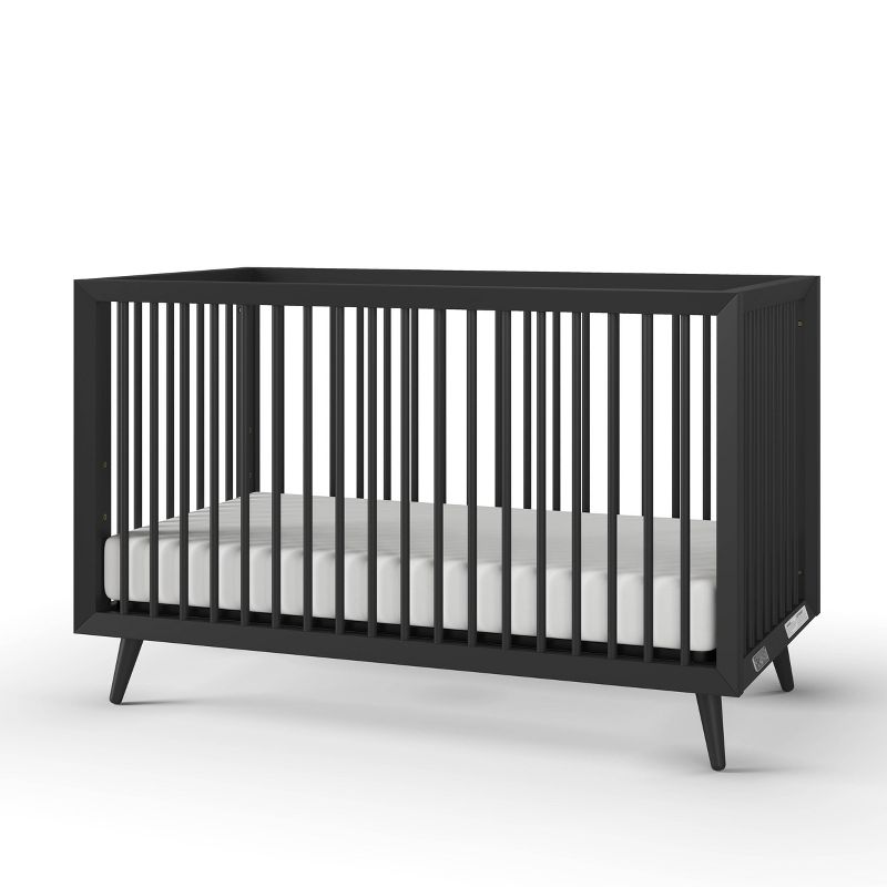 Child Craft Cranbrook 4-in-1 Convertible Crib - Black, 1 of 10