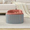 Bencmate Pet Bed Scandinavian Style Cat Couch with Removable Cover Elevated Design for Indoor Cats Dogs, Pink, 33.46"*20.07"*10.23" - 4 of 4