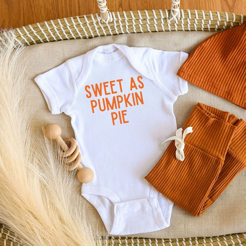 The Juniper Shop Sweet As Pumpkin Pie Baby Bodysuit, 2 of 3