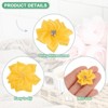 Unique Bargains Artificial Satin Durable Flexible Decorative Mini Ribbon Flowers with Rhinestones 1.2 Inch 100 Pcs - 2 of 4