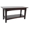 Cottage Bench with Shelf - Alaterre - 2 of 4