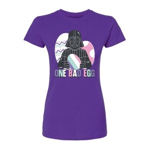 Women's - Star Wars - One Bad Egg Vader Fitted Graphic T-Shirt - 1 of 2