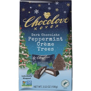 Chocolove Peppermint Creme Trees Christmas Candy - 3.5oz - 1 of 2