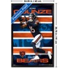 Trends International NFL Chicago Bears - Rome Odunze 25 Framed Wall Poster Prints - 3 of 4