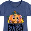 Girls' - Instant Message - Pumpkin Patch Fitted Short Sleeve Graphic T-Shirt - 2 of 4