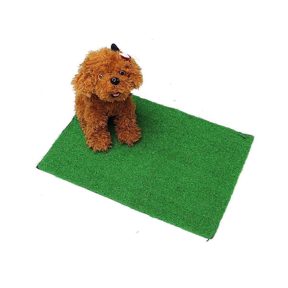 Easy-Clean Indoor Artificial Grass Potty Pad for Dogs, Cats, and Small Pets – Non-Slip Training Mat with Tray – Ideal for Home Use