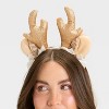 Adult Halloween Deer Costume Headband - Hyde and EEK! Boutique™ Brown - 3 of 3