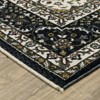 Oriental Weavers Vivian VI04D Ivory/ Navy Indoor Area Rug - 2'3" x 7'6" - 2 of 4