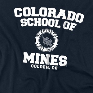 Men's Colorado School of Mines Official Circle Logo T-Shirt Circle Logo - 1 of 4